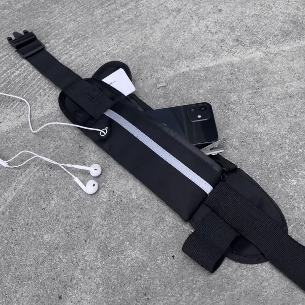 MG Running Belt bežecký opasok, čierny (WRBBK1)