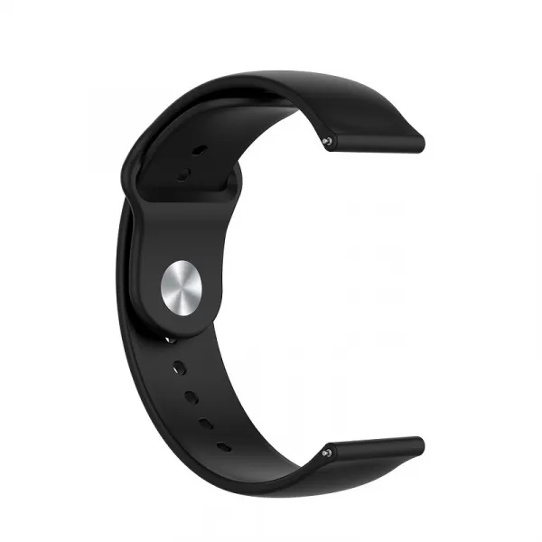 BStrap Silicone remienok na Garmin Venu 2S, black (SGA009C0101)