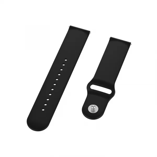 BStrap Silicone remienok na Garmin Venu 2S, black (SGA009C0101)