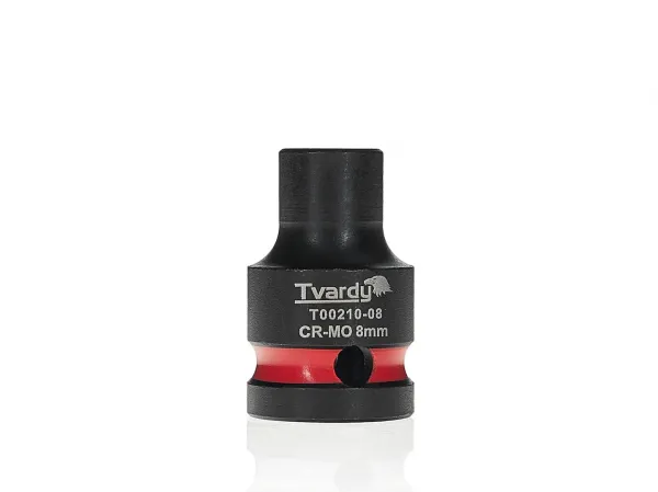 Tvardy Rázová hlavica 1/2" – 8 mm, krátka, CR-MO