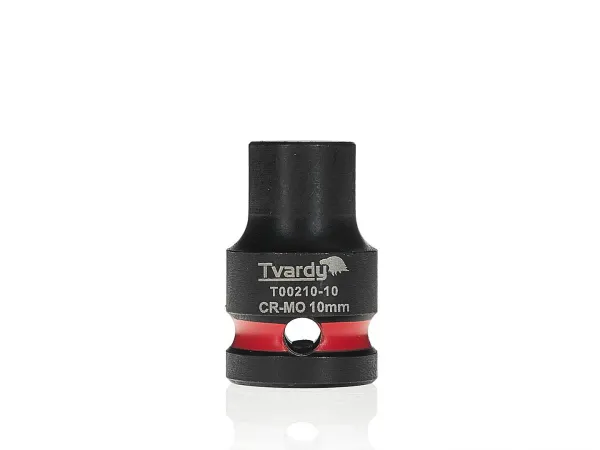 Tvardy Rázová hlavica 1/2" – 10 mm, krátka, CR-MO