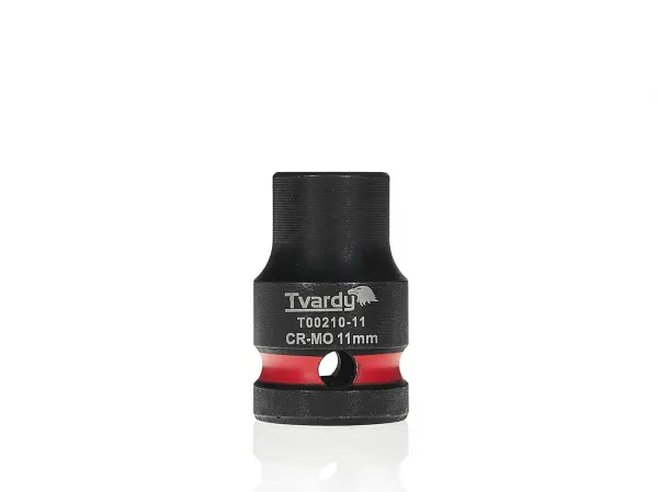 Tvardy Rázová hlavica 1/2" – 11 mm, krátka, CR-MO