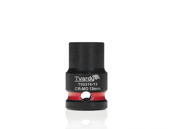 Tvardy Rázová hlavica 1/2" – 13 mm, krátka, CR-MO