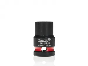 Tvardy Rázová hlavica 1/2" – 13 mm, krátka, CR-MO