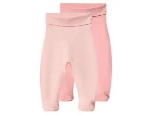 lupilu® Tepláky pre bábätká, 2 kusy (bledoružová, 86/92)