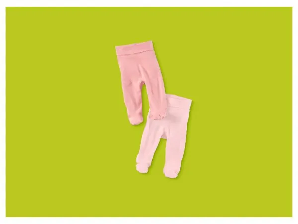 lupilu® Tepláky pre bábätká, 2 kusy (bledoružová, 86/92)