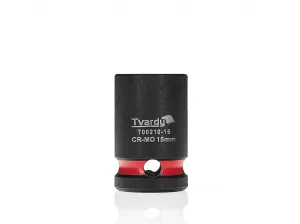 Tvardy Rázová hlavica 1/2" – 15 mm, krátka, CR-MO