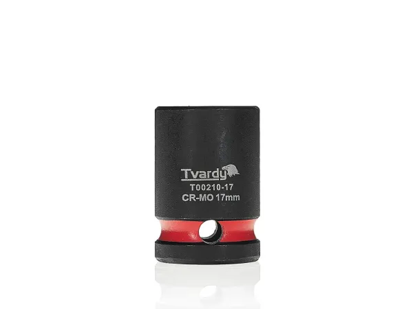 Tvardy Rázová hlavica 1/2" – 17 mm, krátka, CR-MO