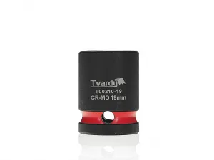 Tvardy Rázová hlavica 1/2" – 19 mm, krátka, CR-MO