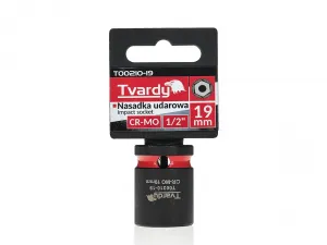Tvardy Rázová hlavica 1/2" – 19 mm, krátka, CR-MO