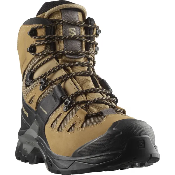 Pánska členková turistická obuv SALOMON Quest 4 GTX M kelp black castlerock