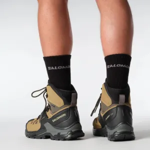 Pánska členková turistická obuv SALOMON Quest 4 GTX M kelp black castlerock