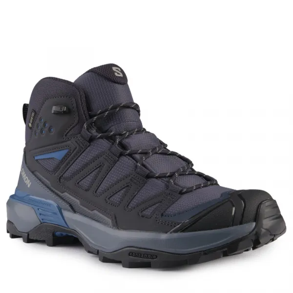Pánska členková turistická obuv SALOMON X Ultra 360 Mid GTX M blue nights dark navy dark blue