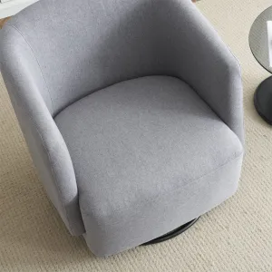 Dizajnové otočné kreslo, sivá, RODON