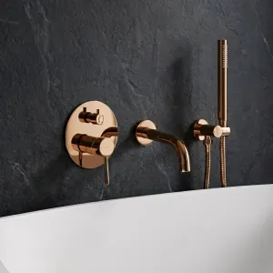 REA - Podomietková vaňová batéria LUNGO Copper + BOX REA-B7996