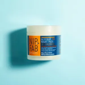 NIP+FAB Glycolic Fix Extreme čistiace tampóny na noc 60 ks