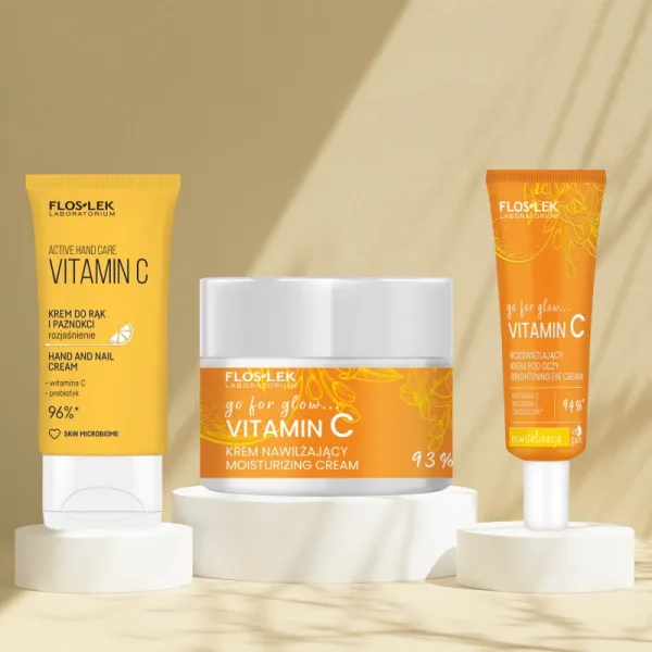 FlosLek Laboratorium Go For Glow Vitamin C darčeková sada s revitalizačným účinkom