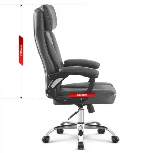 ErgonomickáotočnákancelárskastoličkaHC-1023Grey