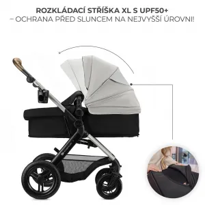Kočík Kinderkraft Moov 2 XL Air 3v1 Farba: Grey