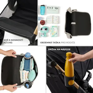 Kočík Kinderkraft Moov 2 XL Air 3v1 Farba: Grey