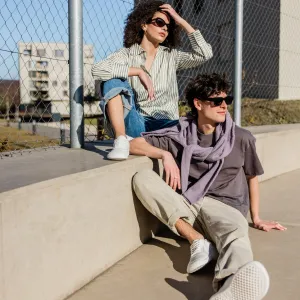 Barefoot tenisky FLOWIN White & Grey