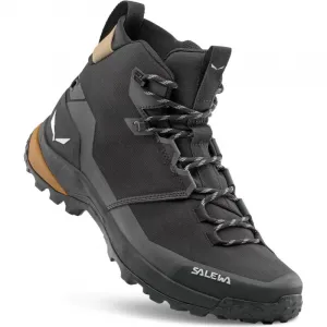 Pánska členková turistická obuv SALEWA Puez 2 Mid PTX M black brown