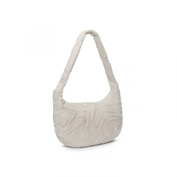 Dámska kabelka NIKE Faux Fur Slouchy Bag phantom phantom