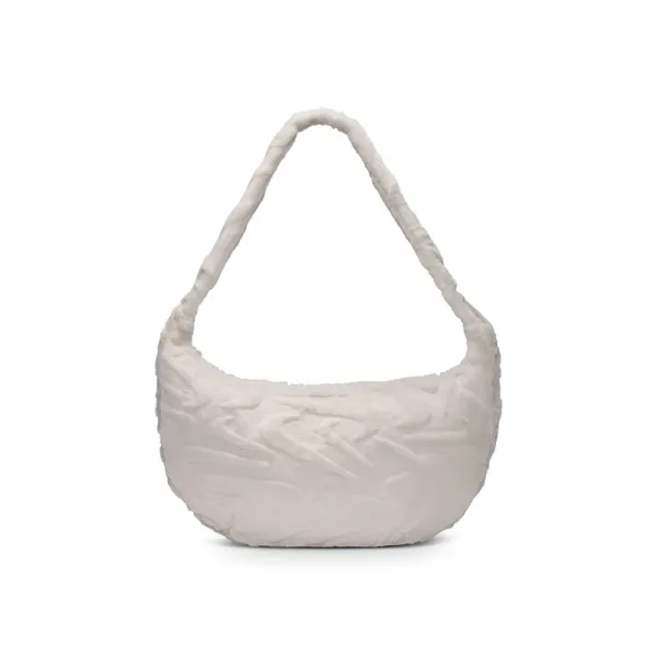 Dámska kabelka NIKE Faux Fur Slouchy Bag phantom phantom