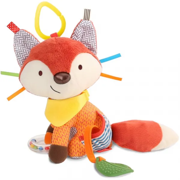 Skip Hop Bandana Buddies Fox aktivity hračka s hryzadielkom pre deti od narodenia 0m+ 1 ks