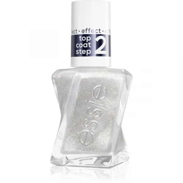 essie Gel by essie vrchný lak na nechty trblietavý 574 Diamond Dust 13.5 ml