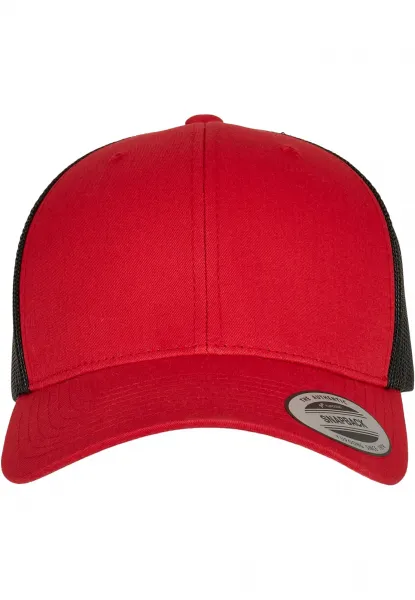 Retro Trucker 2-Tone Cap Red/Black