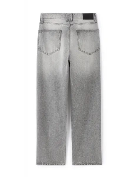 Šedé rovné rifle Celio