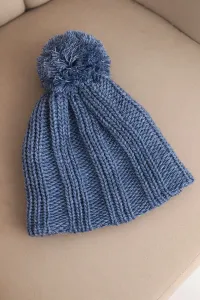 Kesi zimná čiapka s flísom Idalia K284 denim