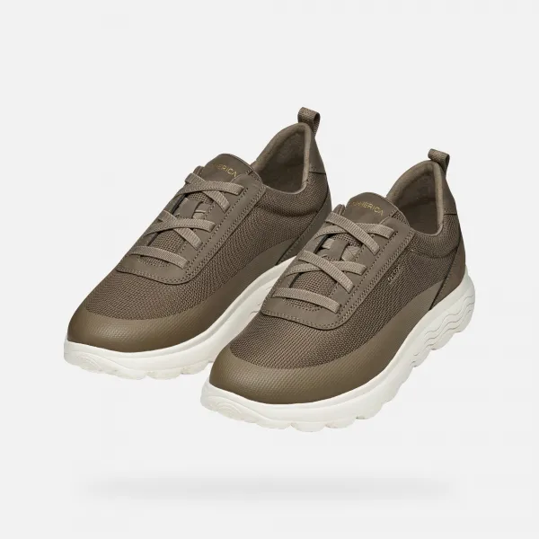 Light Grey Men's Geox Spherica Sneakers - Men's
