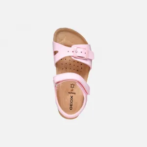 Pink Girls' Sandals Geox Adriel - Girls