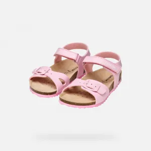 Pink Girls' Sandals Geox Adriel - Girls
