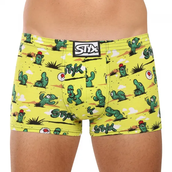 3PACK pánske boxerky Styx art klasická guma viacfarebné (3Q13188) S, trenky