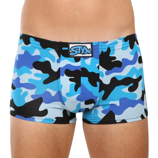 3PACK pánske boxerky Styx art klasická guma viacfarebné (3Q13970) M, trenky