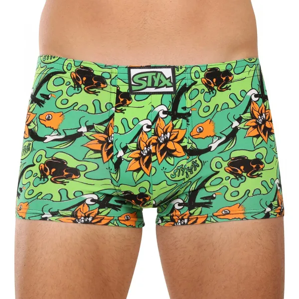 3PACK pánske boxerky Styx art klasická guma viacfarebné (3Q13970) M, trenky