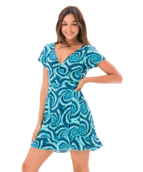 Dámske šaty 69SLAM CANDY SPLASH BLUE (GROCPS-BL) L