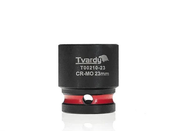 Tvardy Rázová hlavica 1/2" – 23 mm, krátka, CR-MO