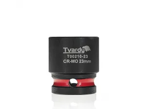 Tvardy Rázová hlavica 1/2" – 23 mm, krátka, CR-MO