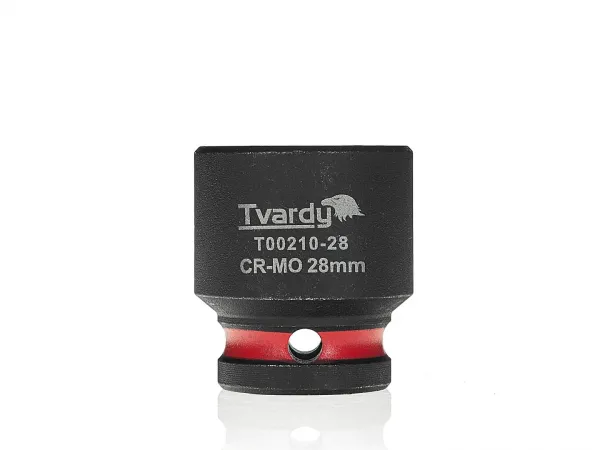 Tvardy Rázová hlavica 1/2" – 28 mm, krátka, CR-MO