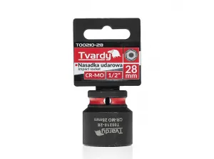 Tvardy Rázová hlavica 1/2" – 28 mm, krátka, CR-MO