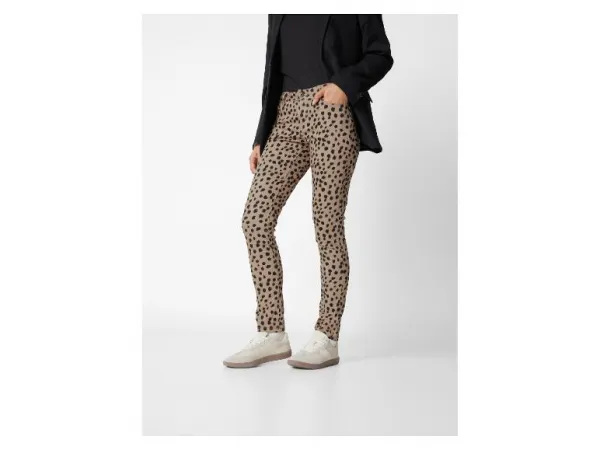 esmara® Dámske rifle „Skinny Fit“ (klasický, leopardí vzor, 46)