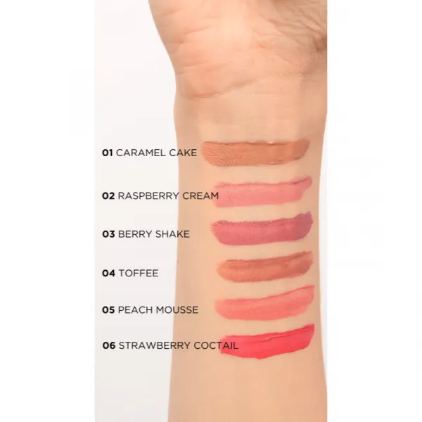 Eveline Cosmetics Variété tekutý rúž s matným finišom odtieň 02 Raspberry Cream 4,5 ml