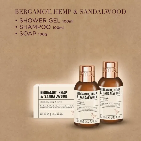Baylis & Harding The Fuzzy Duck Bergamot, Hemp & Sandalwood darčeková sada pre mužov