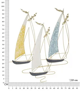 Mauro Ferretti Nástěnná dekorace Vela 97 cm vícebarevná