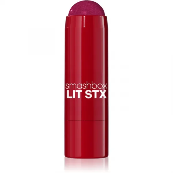 Smashbox LIT STX Blushlighter lícenka s rozjasňovačom v tyčinke odtieň Pixel Plum 5 g