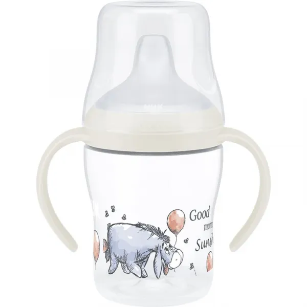 NUK Perfect Match Disney tréningový hrnček s držadlami Eeyore 6m+ 150 ml